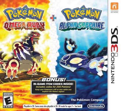 Catch the Pokémon Omega Ruby and Pokémon Alpha Sapphire Dual Pack to Receive an In-Game Bonus
